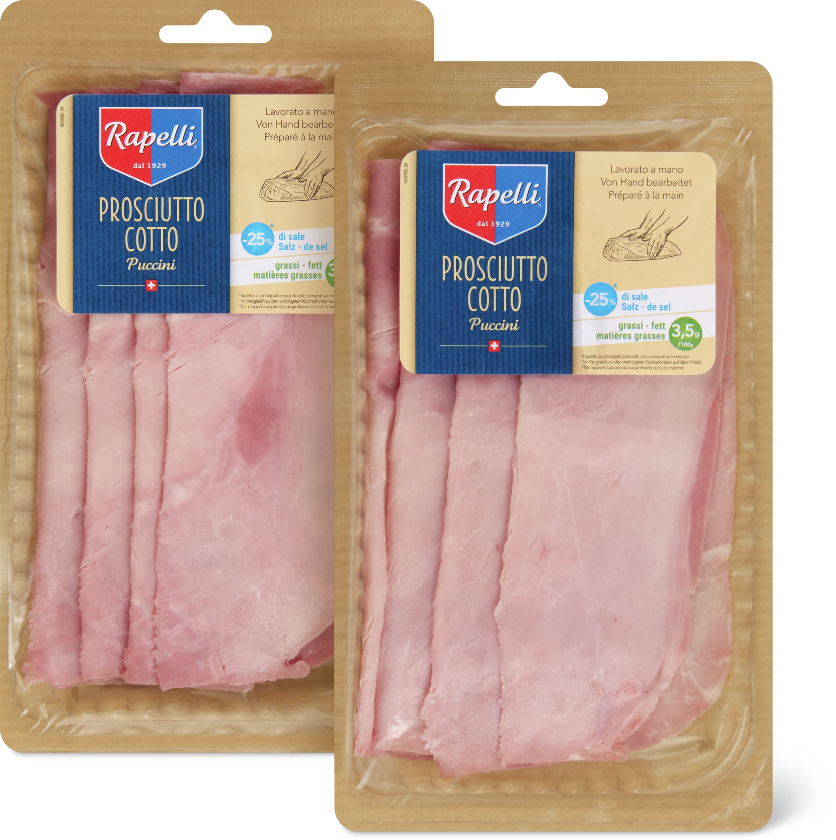 Rapelli Prosciutto di coscia · 2 x 140 g